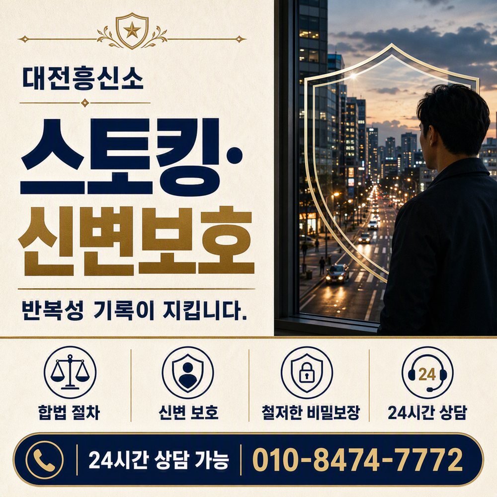 대전흥신소 대전흥신소 스토킹·신변보호 — 반복성 기록이 지킵니다